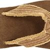 Sanuk Fraid Not, Tongs Homme, Beige-Beige (Khaki)