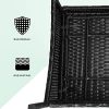 510BYcd16L._SL500_.jpg bigzzia Salon de Jardin Meubles de Jardin en Résine Tressée 4 Personnes avec 2 Fauteuils, 1 Canapé 2 Places et 1 Table (Noir)
