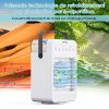 516INvhC1tL._SL500_.jpg Climatiseur portable,Manwe Mini refroidisseur d'air 4 en 1,Oscillation à 90 °,4 Vitesses,2 Modes de pulvérisation,minuterie 2/4/6H,Pour chambre/bureau/VR