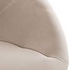 FineBuy Chaise de Salle à Manger Beige Velours/Métal Design Moderne | Chaise Cuisine avec Dossier | Chaise Rembourrée Capacité de Charge maximale 110 kg