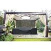 51BWaIB5yPL._SL500_.jpg SIRUITON Housse Salon de Jardin pour Meubles de Jardin Imperméable 420D Tissu Oxford Noir (250 x 250 x 90cm)