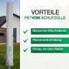 51C30zVwC6L._SL500_.jpg PIETVOSS Housse de protection de luxe pour parasol - Séchoir à linge avec sac de rangement - Protection contre tous les temps - Housse de protection pour parasol déporté