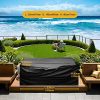 51IfTUELcPL._SL500_.jpg FlyLemon Housse Salon de Jardin, Protecteurs Anti-UV Imperméables De Patio De Tissu De 420D Oxford avec Dix Tailles. (230 * 165 * 80 cm)