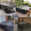 51KOxr4chnL._SL500_.jpg SIRUITON Housse Salon de Jardin pour Meubles de Jardin Imperméable 420D Tissu Oxford Noir (250 x 250 x 90cm)