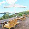 Outsunny Parasol inclinable rectangulaire métal polyester haute densité 2,95L x 1,95l x 2,4H m