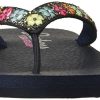 Skechers Meditation-Daisy Delight, Tongs Femme, Bleu (Navy)
