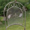 aubaho Salon de Jardin - 1 Table et 2 chaises - Fer - Style Antique - Marron