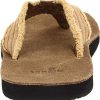 Sanuk Fraid Not, Tongs Homme, Beige-Beige (Khaki)