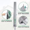 51SRhYlH4SL._SL500_.jpg PIETVOSS Housse de protection de luxe pour parasol - Séchoir à linge avec sac de rangement - Protection contre tous les temps - Housse de protection pour parasol déporté