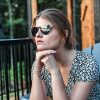 51Y4HpVx8PL._SL500_.jpg GOWOOD Lunettes de soleil femmes et hommes rondes en bois de noyer avec verres une pièce noir polarisées