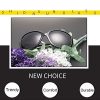 Femme Grande Lunettes De Soleil Oversized Verres Polarisés UV400 Protection - B BLDEN
