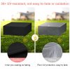 51wEZxkFibL._SL500_.jpg SanGlory Housse Table Jardin Rectangulaire Housse de Protection Imperméable pour Meubles de Jardin Housse de Protection pour Salon de Jardin Bâche de Protection Étanche Tissu Oxford (250 x 150 x 90cm)