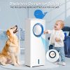 51yQdcKfgWL._SL500_.jpg Climatiseur Mobile, 4 en 1 Refroidisseur d'Air, Ventilateur, Humidification, Purification, Conception sans Lame avec 3 Modes et 3 Vitesses, Équipé d'une Télécommande, 8H réglages de Synchronisation