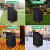 613Z6BRn9nL._SL500_.jpg SAFETYONSHOP Housse de Chaise de Jardin 2 Pièces, Housse Protection Meuble Jardin en Tissu Oxford 210D Imperméable avec Boucle Lacet Pochette Housse Chaise Extérieur (75 * 75 * 120 cm)