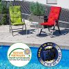61WLasGi8iL._SL500_.jpg Coussin à Dossier Haut pour Chaise Fauteuil de Jardin Lot de 4