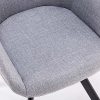 Marque Amazon - Movian Crow Lot de 2 chaises de salle à manger, Gris clair