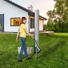 61sx8TINoL._SL500_.jpg PIETVOSS Housse de protection de luxe pour parasol - Séchoir à linge avec sac de rangement - Protection contre tous les temps - Housse de protection pour parasol déporté