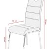 Apollo SUSI II Chaise de Salle Manger, Acier, Vintage Beige, Lot de 4