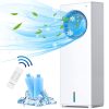Climatiseur Mobile, 4 en 1 Refroidisseur d'Air, Ventilateur, Humidification, Purification, Climatiseur Mobile, 4 en 1 Refroidisseur d'Air, Ventilateur, Humidification, Purification, Conception sans Lame avec 3 Modes et 3 Vitesses, Équipé d'une Télécommande, 8H réglages de Synchronisation