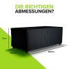 HOMEGARD® Housse de protection pour meubles de jardin 200x100 Housse HOMEGARD® Housse de protection pour meubles de jardin 200x100 Housse de protection pour table de jardin/étanche, protection UV, résistant au froid, membrane en TPU respirante, noir