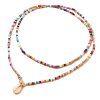 MNSYD Bohême Coloré Perlé Collier Ras du Cou Plage Perles MNSYD Bohême Coloré Perlé Collier Ras du Cou Plage Perles Colliers pour Femmes Adolescentes Multi Couleur Puka Shell Pendentif Perle Couches Cou Chaîne Bijoux