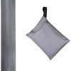 PATIO PLUS Housse de Protection pour Séchoirs Parapluie, Tissu Oxford PATIO PLUS Housse de Protection pour Séchoirs Parapluie, Tissu Oxford 600D Housse de Protection pour Séchoir de Jardins Housse pour Cordes à Linge Rotatives, 16x16x180cm Gris