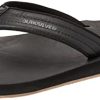 Quiksilver Carver Nubuck, Tongs. Homme, Solide Noir, 44 EU Quiksilver Carver Nubuck, Tongs. Homme, Solide Noir, 44 EU