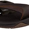 Reef Leather Fanning, Tongs Homme, Dark Brown, 36 EU Reef Leather Fanning, Tongs Homme, Dark Brown, 36 EU