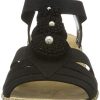 Rieker 61695-00, Sandales Bout fermé Femme, Noir (Schwarz 00), 39 EU