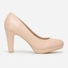 31Wm49oD29L._AC_.jpg Escarpins en Simili à Talon et Bout arrondis avec Plateforme La Modeuse