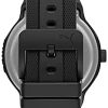 31j5qy6PfwS._AC_.jpg PUMA Montre homme RESET, mouvement à trois aiguilles, bracelet en polyuréthane