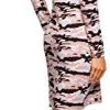 oodji Ultra Femme Robe Moulante à Col Bateau