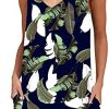 Dasongff Femme Mini Robe de Plage Décontractée sans Manches