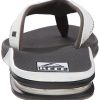 Reef Fanning, Tongs Homme - Gris (Grey/White Grw), 36 EU