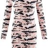 oodji Ultra Femme Robe Moulante à Col Bateau