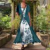 616h7H8w9RL._AC_.jpg Robe Femme Ete Longue Boheme Rouge 2022 Coton Fluide Chic et Elegant