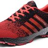 Femmes Hommes Sport Chaussures de Course Air Coussin Semelle Respirant Confort Athlétique Sneakers Baskets