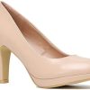 La Modeuse - Escarpins en Simili à Talon et Bout La Modeuse - Escarpins en Simili à Talon et Bout arrondis avec Plateforme