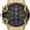 Montre Chronographe Griffed Diesel pour homme, taille de boîtier de Montre Chronographe Griffed Diesel pour homme, taille de boîtier de 48 mm, montre en acier inoxydable
