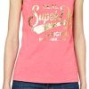 Superdry Ro Text Infill Classic Vest Débardeur Femme Superdry Ro Text Infill Classic Vest Débardeur Femme