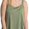 Ulla Popken Spaghetti Top, Rundhals, Weicher Modal-Jersey, Ärmellos T-Shirt Femme
