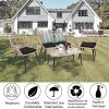 613SqCcsWqS._AC_.jpg Salon de Jardin Extérieur en Résine Tressée