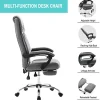 41Ov2F9IvxL._AC_.jpg Fauteuil de Direction Chaise de Bureau en Lin