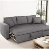 Canapé d'angle réversible, convertible en microfibre avec coffre 3 Places