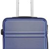 Kono ABS Valise Cabine Rigide Léger 55cm Bagage a Main Kono ABS Valise Cabine Rigide Léger 55cm Bagage a Main avec Serrure TSA 38L (Marine)