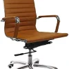 Vivol Madrid Fauteuil de Bureau | Chaise de Bureau Design Vivol Madrid Fauteuil de Bureau | Chaise de Bureau Design | Confortable Chaise de Bureau en Similicuir, cui, Tissu | Chaise Bureau en 7 Couleurs différentes (Cognac, Similicuir)