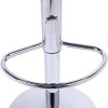 Lot de 2 Tabouret de Bar en Similicuir, Hauteur réglable