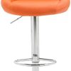 Tabouret de Bar LAZIO rembourrée en Similicuir