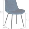 31P1c2aIoxL._AC_.jpg Lot de 2 Chaise de Salle à Manger Louise en Velours