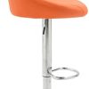 Tabouret de Bar LAZIO rembourrée en Similicuir